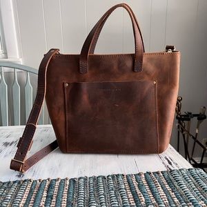 Portland Leather Goods medium zip canyon crossbody